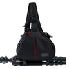 Multifunctional Polyester Fibre DSLR Gadget Bag Red Interior Camera Bag Shoulder Crossbody Bags