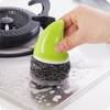 Multipurpose Shark Shape Handheld Cleaning Brush Stainless Steel Dishes Pots Pan Cleaning Tools