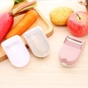 Multipurpose Wheat Straw Fruits Vegetable Peeler Slicer With Food Waste Box Kitchen Zester Cooking