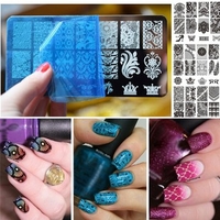 Nail Art Image Stamping Template Printing Plate Polish Gel DIY Tips Design Manicure 4 Styles