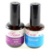 Nail Art UV Gel Polish Topcoat Primer Base 2 Pcs A Set