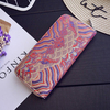 National PU Leather Women Wallet Embroidered Clutch Bag Change Purse