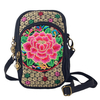 National Style 5.5 Inch Phone Bags Embroidery Flower Crossbody Bags For iphone Samsung Xiaomi Sony