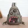 National Style Chest Bag Canvas Shoulder Bag Crossbody Bag