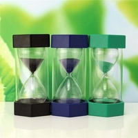 New 10 Minutes Plastic Frame Sand Glass Sandglass Hourglass Timer Clock Decor