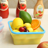 New Collapsible Silicone Lunch Boxes Portable Picnic Food Storage Container for Outdoor Travel