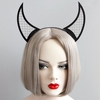 New Fashion Headband Cosplay Black Evil Horn Party Headband Accessories
