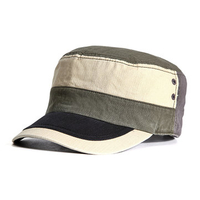 New Men Cotton Breathable Military Hat Outdoor Casual Sunscreen Training Cap