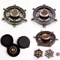 New Pirate Ship Wheel Hand Fidget Spinner Finger Gyro Anti Stress Toy Gift Stress Reliever