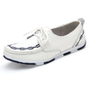 New Women Autumn Casual Flat Loafers Leather Lace Up Shoes