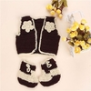 Newborn Baby Girls Boys Crochet Knit Costume Photo Photography Prop Outfits Vest Set