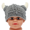 Newborn Baby Girls Boys Horn Wool Knit Hat Soft Photo Props Crochet Cap