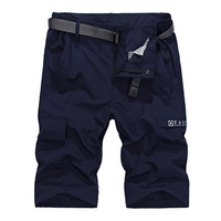 NIANJEEP Mens Outdoor Quick-drying Breathable Big Pockets Casual Shorts