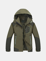 NIANJEEP Outdoor Climbing Water Resistant Windproof Quickly Dry Breathable Jackets for Men