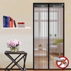 Noiseless Automatic Closing Magnetic Stripe Summer Anti-mosquito Window Net Sheer Door Curtain