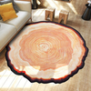 Non-slip Round Shaggy Fluffy Area Rug Floor Mat Living Room Carpet Home Decor