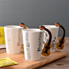 Novelty Guitar Ceramic Cup Music Note Milk Juice Lemon Mug
