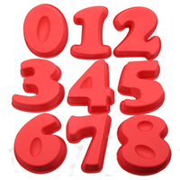 Number Cake Baking Pan Tin Silicone Mould Cake Bread Pie Pizza DIY Baking Mold