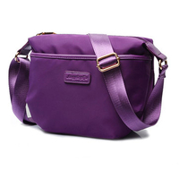 Nylon Bucket Bag Lightweight Waterproof Crossbody Bag Shoulder Bag
