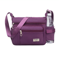 Nylon Light Multi-pockets Shoulder Bag Crossbody Bags For Women