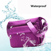 Nylon Lightweight Waterproof Multi-pockets Shoulder Bag Crossbody Bag