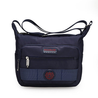 Nylon Men Casual Travel Shoulder Bag Waterproof Horizontal Crossbody Bag