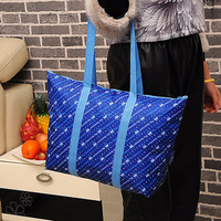 Nylon Picnic Insulated Lunch Bag Large Capacity Handbag Waterproof Outdoor Food Storage Container