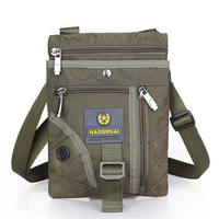 Nylon Waist Bag Casual Water-resistant Crossbody Bag For Men