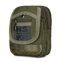 Nylon Waist Bag Casual Waterproof Shoulder Bag Crossbody Bag For Men