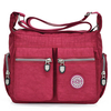 Nylon Waterproof Light Multi-pockets Shoulder Bag Crossbody Bag For Women