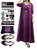 O-Newe Casual Autumn O-Neck Pockets Maxi Dress For Women