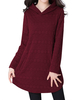 O-Newe Plus Size Casual Hooded Long Sleeve Cotton Sweatshirt For Women