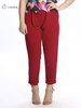 O-NEWE Plus Size Casual Women Elastic Waist Solid Harem Pants