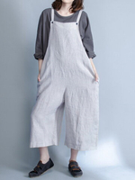 O-NEWE Strap Pocket Wide-legged Jumpsuits