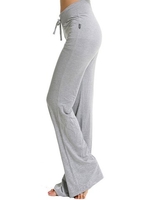 O-Newe Women Elastic Waist Drawstring Yoga Sport Pants