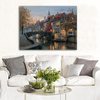 Oil Painting Printed On Canvas 12x16" Modern Wall Flowers Canvas Art Wall Hanging Home Deco