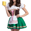 Oktoberfest Halloween Fluffy Maid Uniform Ruffle Cosplay Dresses Set Costume