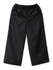 OL Solid Elastic Waist Baggy Elegant Women Wide Leg Trousers
