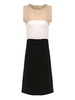 OL Splicing Contrast Office Women Mini Dress