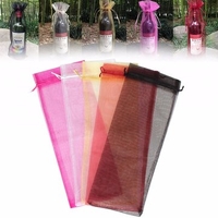 Organza Wine Bottle Gift Bag For Christmas Wedding Party Decor 37x15cm