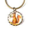 Original Handmade Vintage Forest Animals Cartoon Keychain
