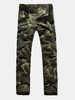 Outdoor Camouflage Cargo Pants Casual Loose Straight Long Trousers For Men