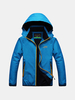 Outdoor Casual Climbing Water Resistant Anti-Wind Breathable Hooded Sport Jacket for Men