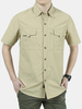 Outdoor Casual Quick Dry Thin Water Resistant Breathable Dress Shirts for Men