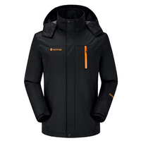 Outdoor Casual Waterproof Thin Fishing Climbing Detachable Hood Sport Jacket For Men