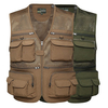 Outdoor Sport Photographic Mesh Breathable Water Resistant Fishing Multi Pockets Vest for Men