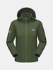 Outdoor Thin Windproof Water-Resistant Detacjable Hat Camping Ski-Wear Coat For Men