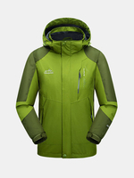 Outdoor Waterproof Breathable Sport Climbing Detachable Hat JacketFor Men