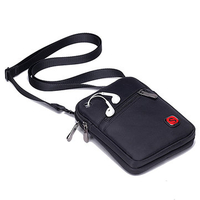 Oxford Crossbody Travel Bag Solid Men Shoulder Bag Sling Bag Waist Bag