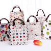 Oxford Waterproof Lunch Tote Bag Cooler Insulated Handbag Zipper Storage Containers